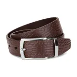 Серебряный, пряжка, темный кофейный, 3335