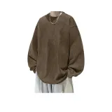 [Однотонный] Мытый кофейный