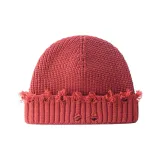 Однотонная рваная шляпа [Кирпично-красный]