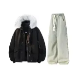 Чёрный + Грязно-жёлтый