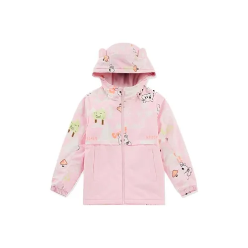 QIAODAN Ветровка The Petals Are Full OF Фиолетовый Prints Детский