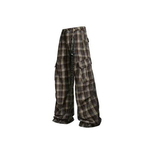 WEINIU Кофейный Унисекс Повседневные Штаны