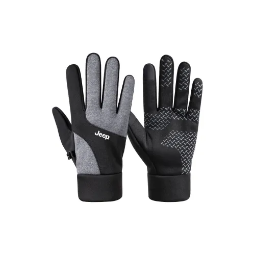 Jeep Полиэстеровые трикотажные перчатки для мужчин