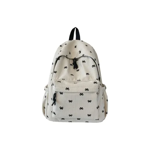 KINMAC Вельвет Рюкзак Стандартный Унисекс Белый Черный Имбирный Желтый Королевский Синий