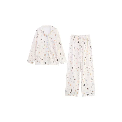 XIAOLIZI Щенок Парк развлечений Женские Пижамные комплекты