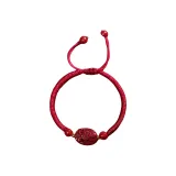 Браслет с красной нитью и китайскими зодиакальными символами Козы и Обезьяны
