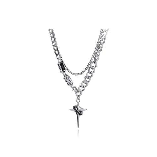 FOREVER MELODY Ожерелья из титанового сплава Унисекс