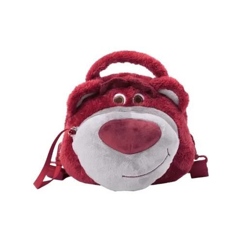 Disney Toy Story Короткий Махровый Бархат Сумка Сумка через плечо Сумка через плечо Женская Клубничная