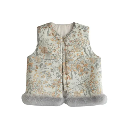 AURORA DIARY Процветание Дерево Женские Жилеты