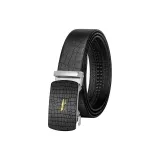 Чёрный с серебряной пряжкой