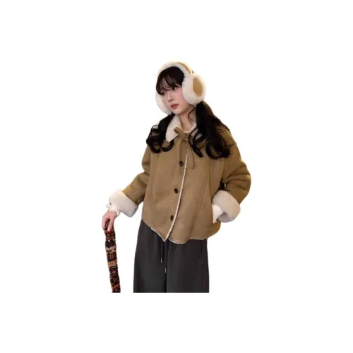 HKPXR Коричневый Женские пуховики