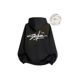 Флисовая подкладка, черный (белый)