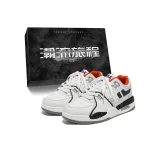 Белый, черный, оранжевый