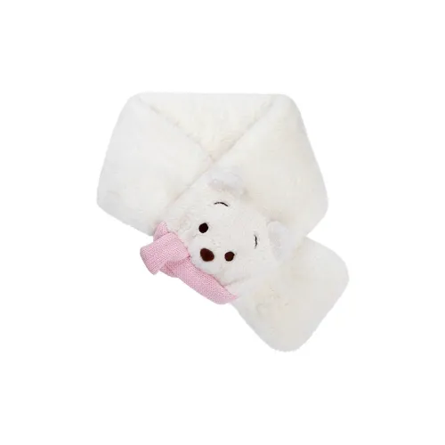 Disney Store Винни-Пух Winter Sweetheart Плюшевый Dual PURPOSE Без пальцев Перчатка Термальный Шарф Резинка для волос