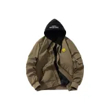 Коричневый, с капюшоном, одиночный