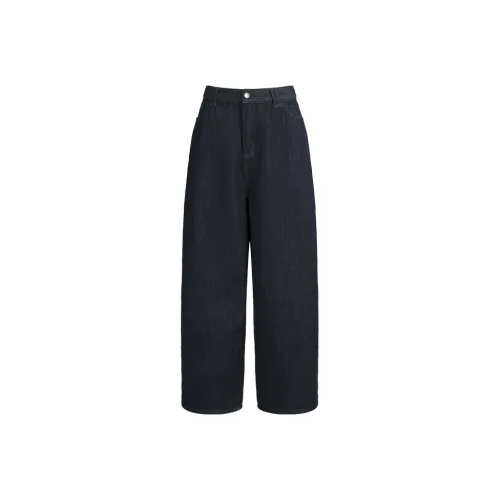 TERRA INCOGNITA Выстиранные синие унисекс джинсы