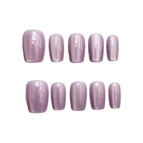 OEING False Nail Трапециевидный Фиолетовый Градиент Однотонный