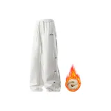 Белый, серый, вереск, флисовая подкладка, съемный бренд, брошь