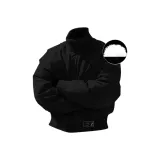 Черный [Утолщенный утеплённый осенний и зимний комплект]