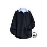 Black Осенний Зимний Флисовая Подкладка