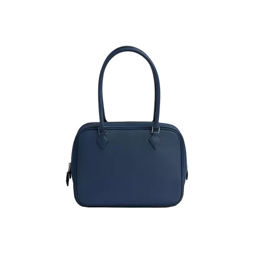 HERMES Plume Swift Коровья кожа Сумка Мини Женские 7U Темно-синий