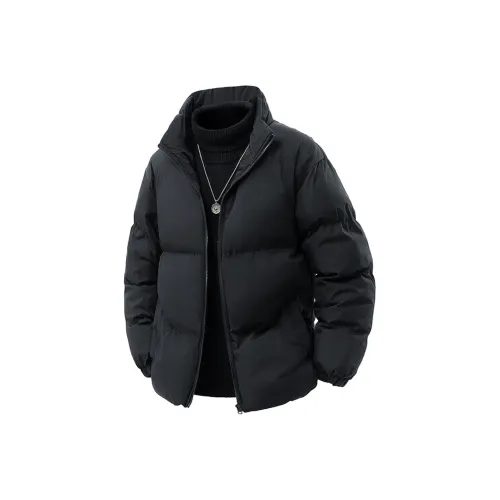 PASOK Хлопковый пуховик Пальто без капюшона Унисекс