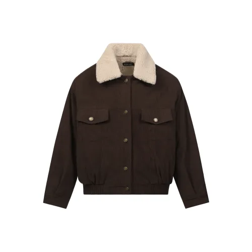 DAYNY Коричневый Унисекс Пуховики