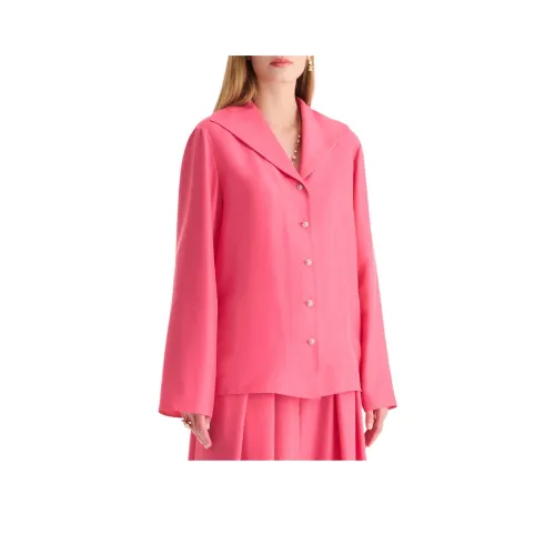 Chanel Персиково-красные Женские Рубашки