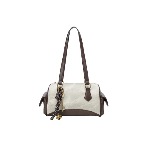 CARTELO ПУ (полиуретан) с полиэстером сумка через плечо стандартная женская темно-сланцевый серый