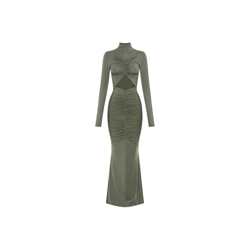 Meshki Длинное платье с длинными рукавами женское