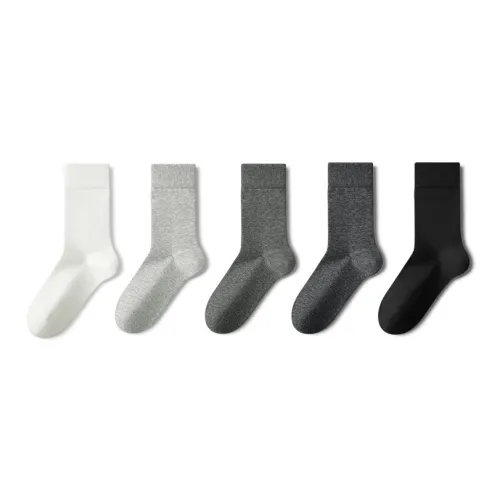 MIANZHUWU Носки Crew Мужские упаковка из 5 пар