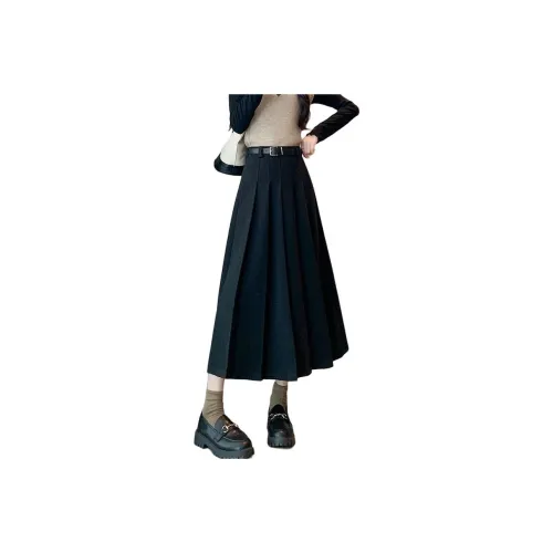 MDEHT Повседневный Длинный Юбка Женские