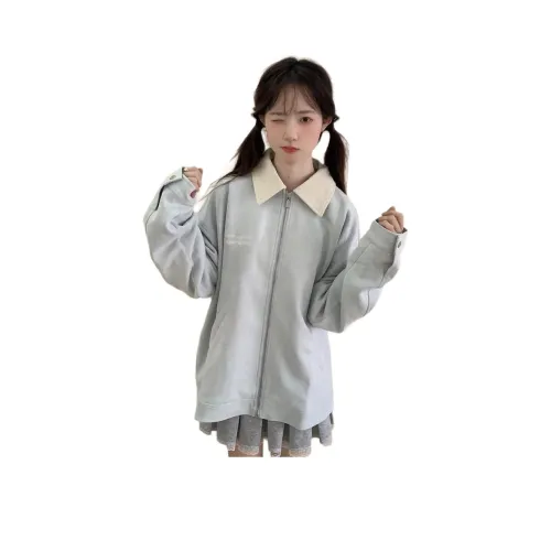 MORii Светло-синий с подкладкой женские свитшоты