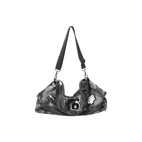 MASTER CANVAS Сумка через плечо дорожная сумка спортивная сумка большая унисекс черный серый