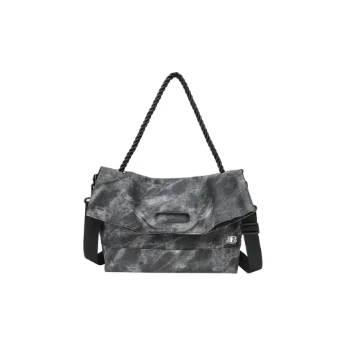 BEN SHERMAN Полиэстер с ПУ (полиуретан) Сумка через плечо Стандартная Женская Серый