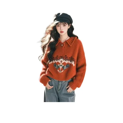 XIANGTIANE Красный Женский Трикотаж