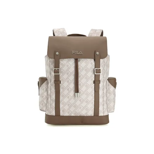 Fila Heritage Ткань ПУ (полиуретан) Рюкзак Стандартный Мужской Светлый Песочный