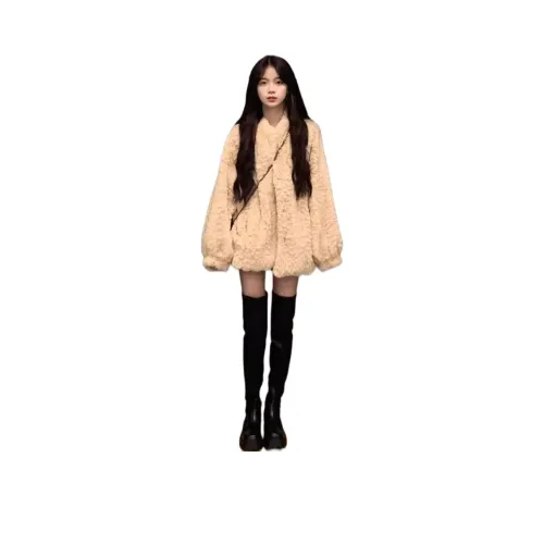MOUSIDEYOUHUO Cropped Coat Women's