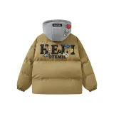 Хаки серый капюшон