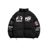 Чёрный 2200 Хлопковый пуховик