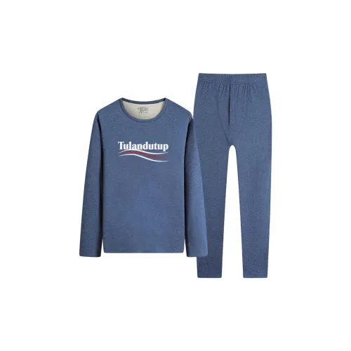 TULANDUO Джинсовый синий Мужской Термокомплекты