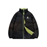 Чёрный/Фруктовый Зелёный Одиночный Хлопковый Хлопковый Пуховик