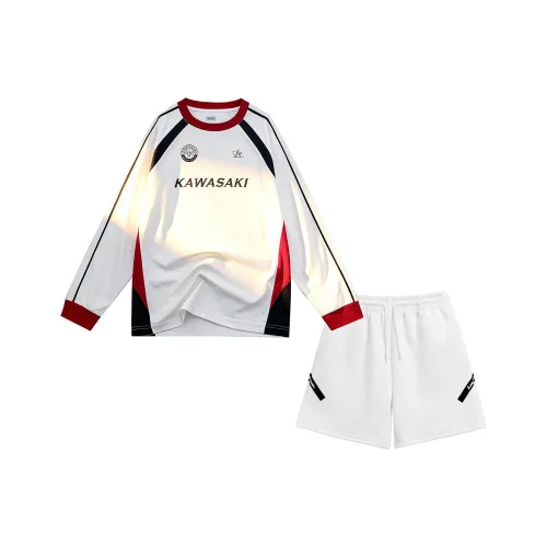 Kawasaki Vintage Collection Бадминтон Джерси Унисекс 2 упаковки Белый Красный Черный Зеленый