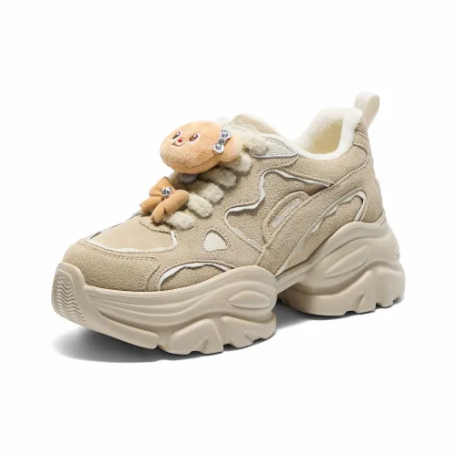 TATA Высота Увеличивающие Термальные Низкие Топы Толстая Подошва Женские Кроссовки