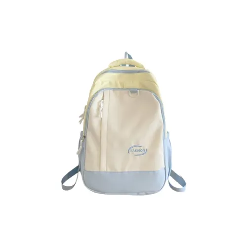 MOK Нейлоновый Рюкзак Стандартный Женский Светло-Синий Светло-Розовый