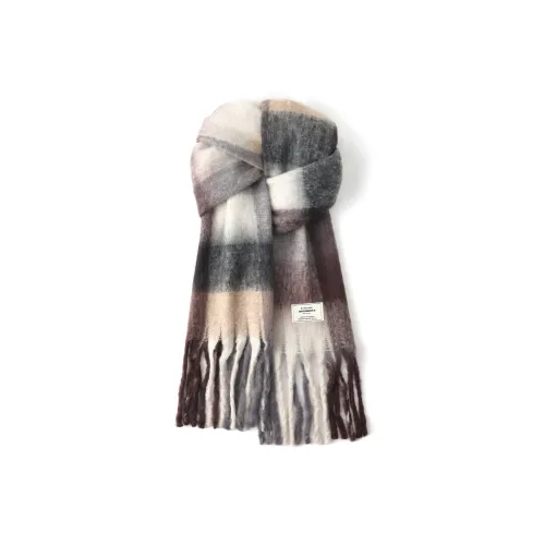 FREE RABBITⅡ Осенний Зимний GOOD Looking Модный Color Block Противоколдный Термический Вязаные Шарфы Унисекс