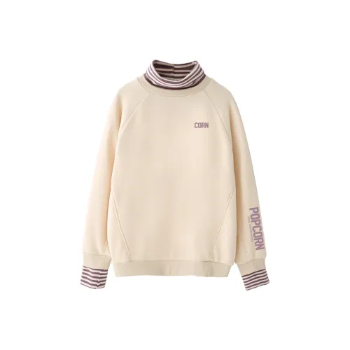 MIZIQI Абрикос Женские Свитшоты