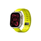 Неоновый зеленый - Акула, узор, магнитный, силиконовый ремешок