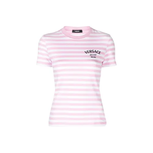 VERSACE FW23 T Рубашка Женская Розовая