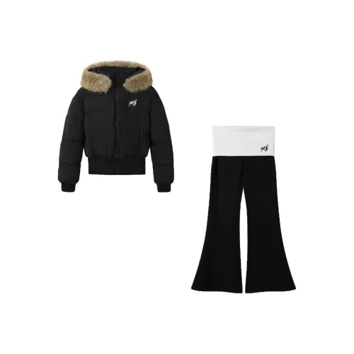 VKXOW Черный Женский Повседневный Костюм